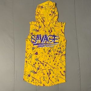 OG Hustle sleeveless hooded T-Shirt